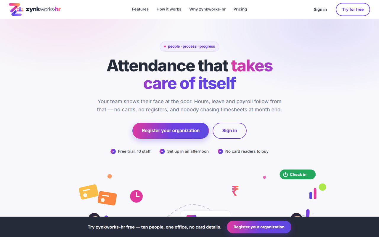 zynkworks-hr homepage